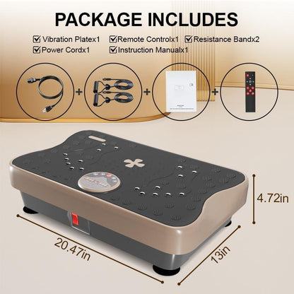 HORSE Adult Vibration Plate Indoor Realx Exercise Machine,Direct Supply Luck Cross Clover Fashion Style,Full Body Work Out for Home Gym,Gift for Girl/Woman/Mom