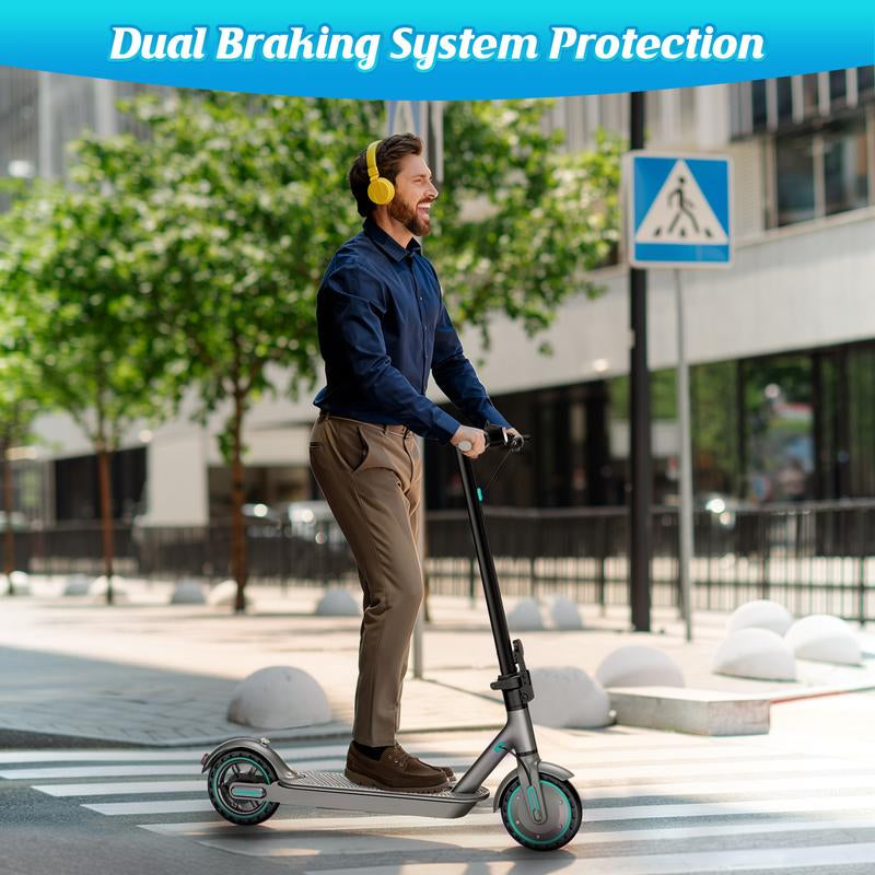 2026 US New 350W Powerful Motor Electric Scooter for Adults, Long Range12-14 Miles,Max.Speed 19Mph,3-Speed Adjustable Fun Sports Scooter, 36V 7.8AH Battery Portable Folding Commuting E-Scooter with App Control