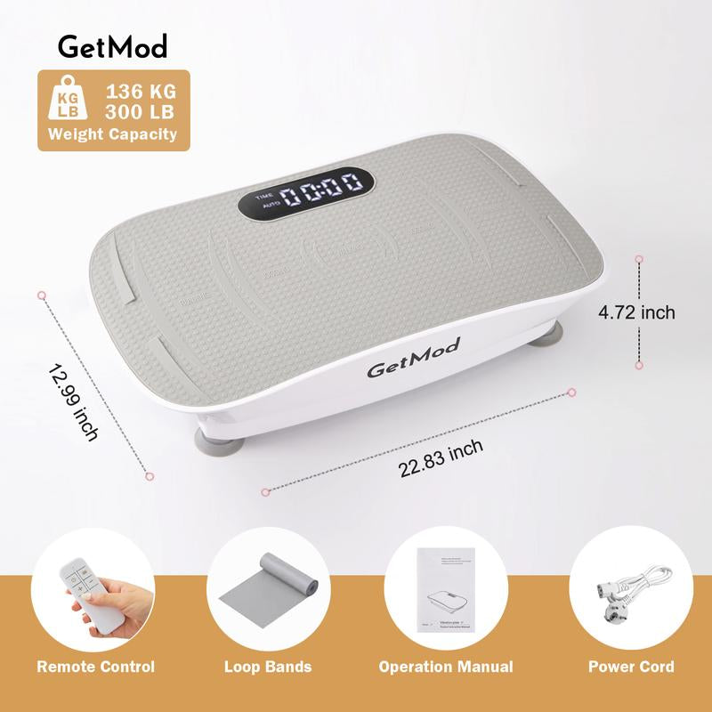 Getmod Vibration Plate Unlock Your Potential! Professional-Grade Vibration Platform for Athletic Performance