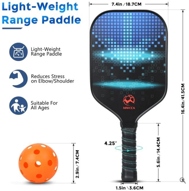 WLVZ Pickleball Paddle Set