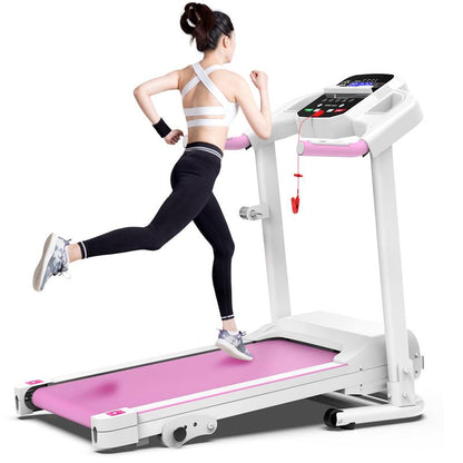 LIVIVOX 7.5 MPH Foldable Walkable Walking Treadmill with Handle，Remote Control ，Wheels for Easy Moving，265Lbs Weight Capacity Outdoorfun Home Gym Fitness Equipment Workout Calories， Ideal for Home/Office,Apartment ,Incline Treadmill