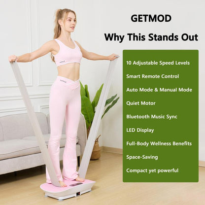 Getmod Vibration Plate Unlock Your Potential! Professional-Grade Vibration Platform for Athletic Performance