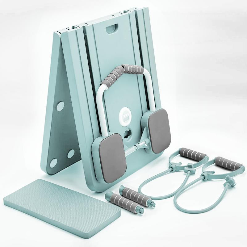 UMAY Multi-Functional Ab Exercise Board, Home Pilates Reformer, Abs Workout Equipment for Abdominal & Core Strength Training, Exercise Board for Home Gym Fitness，Foldable, Lightweight and Efficient