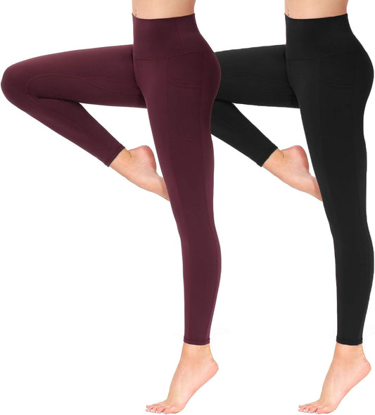 Workout Leggings for Women, High Waisted Yoga Pants for Women, Leggings with Pockets Women