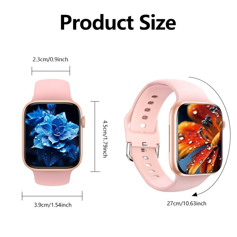 Hot Sale 2.01-Inch HD Touchscreen Smartwatch - Wireless Calling, Photo Capture, Music Control | Android/Ios Compatible, Unisex Style, Custom Watch Face, Alarm & Call/Sms Alerts