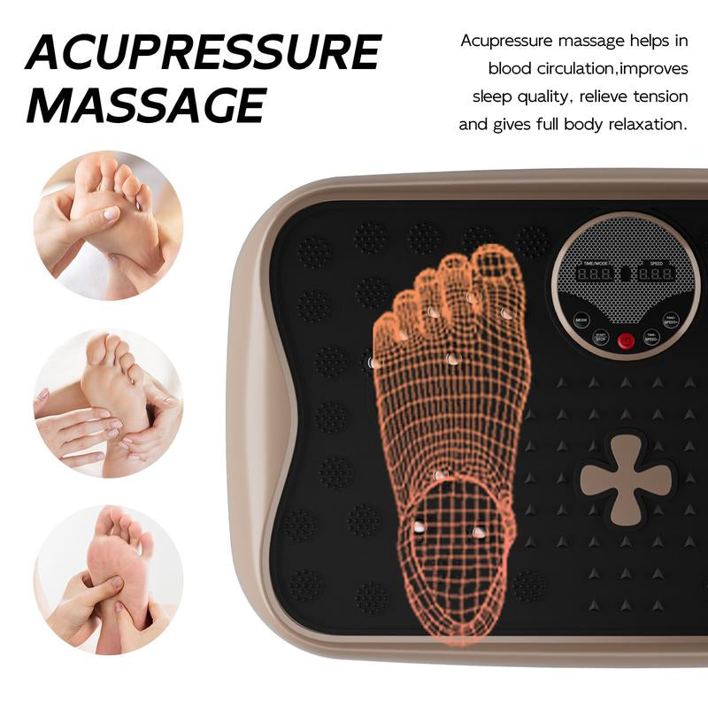 HORSE Adult Vibration Plate Indoor Realx Exercise Machine,Direct Supply Luck Cross Clover Fashion Style,Full Body Work Out for Home Gym,Gift for Girl/Woman/Mom