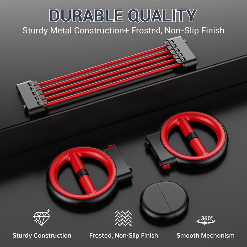 AKLUER 3-IN-1 Forearm Strength Trainer All-In-One 360° Rotator Burn Machine Detachable Dumbbells Chest Expander Adjustable Resistance Portable Upper Body Training - Hand Grip Strengthener