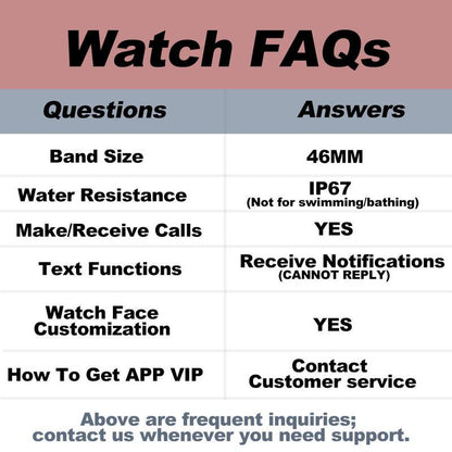 W&O Smart Watch Gift Set – 2.02" Wireless Calling Fitness Tracker Bundle with 100+ Sports Modes, Touch Screen, APP Alerts, Call & Message Reminder, Compatible with Iphone & Android – All-In-One Wearable Smart Bracelet Package