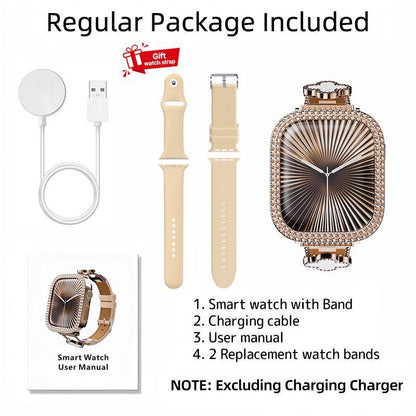 2026 Fashion Smart Watches for Women, Touch Screen Watch, Answer/Make Calls/100+ Sports Modes/Message Reminder, DIY Watch Dials, Wearable Devices, Smart Watches for Iphone/Andriod, Gift for Wife, Girl Friend