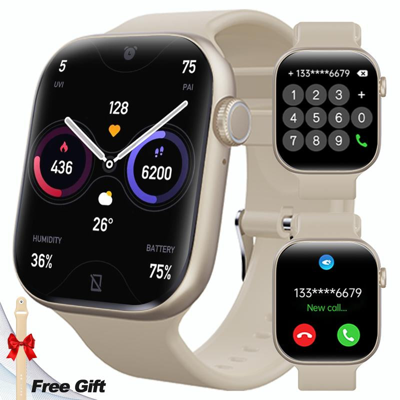 2026 Fashion Smart Watches for Women, Touch Screen Watch, Answer/Make Calls/100+ Sports Modes/Message Reminder, DIY Watch Dials, Wearable Devices, Smart Watches for Iphone/Andriod, Gift for Wife, Girl Friend