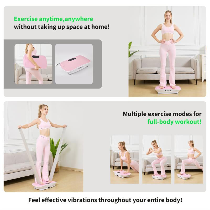 Getmod Vibration Plate Unlock Your Potential! Professional-Grade Vibration Platform for Athletic Performance