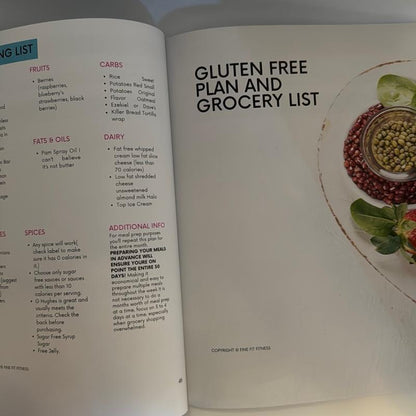 Fine Fit Fitness 6 Week Transformation Guide Total Body Recovery Meal Planner Guided Journal for Health & Wellness with Full Meal Plan & Workout Guide