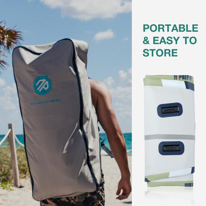 Niphean Inflatable Paddle Board Set with Paddle Board Seat and Kayak Paddles - 10’ Stable Wing Durable SUP Accessory with 1 Year Warranty, Versatile for Adults & Youth Yoga Use