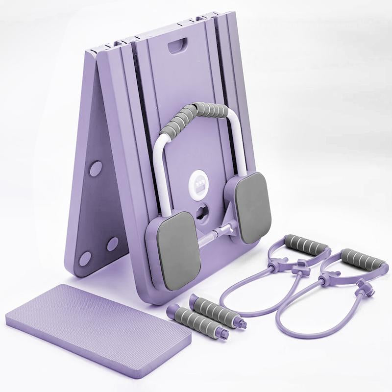 UMAY Multi-Functional Ab Exercise Board, Home Pilates Reformer, Abs Workout Equipment for Abdominal & Core Strength Training, Exercise Board for Home Gym Fitness，Foldable, Lightweight and Efficient