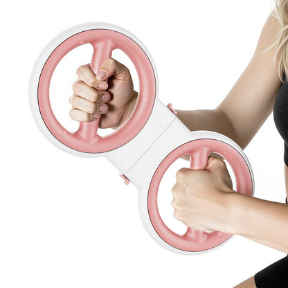 AKLUER 3-IN-1 Forearm Strength Trainer All-In-One 360° Rotator Burn Machine Detachable Dumbbells Chest Expander Adjustable Resistance Portable Upper Body Training - Hand Grip Strengthener