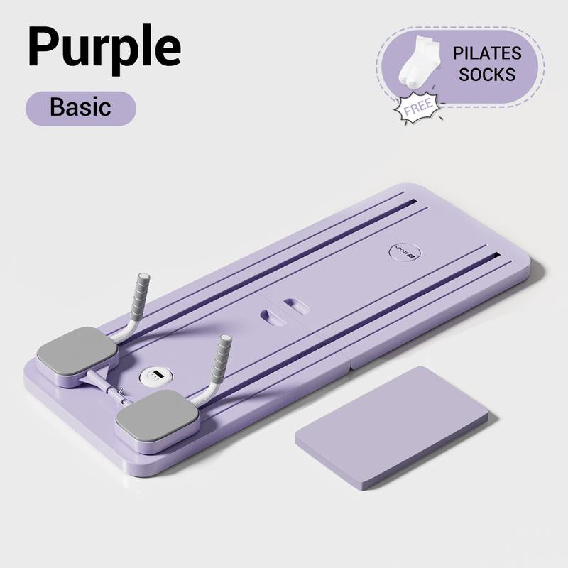 UMAY Multi-Functional Ab Exercise Board, Home Pilates Reformer, Abs Workout Equipment for Abdominal & Core Strength Training, Exercise Board for Home Gym Fitness，Foldable, Lightweight and Efficient