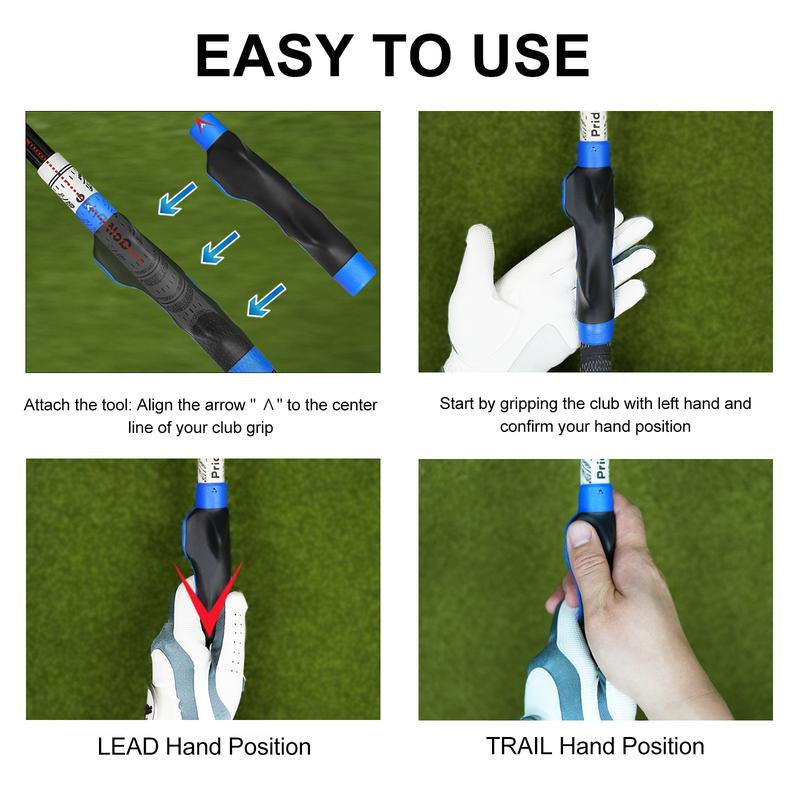 Arttodo Golf Grip Trainer, Fix Swing Grip, Golf Grip Training Aids, Fix Hand Position & Grasp, Master Correct Grip Posture, Golf Gifts