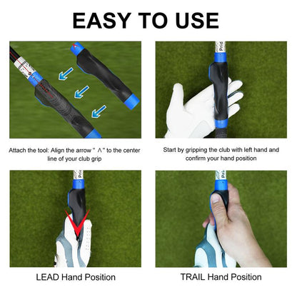 Arttodo Golf Grip Trainer, Fix Swing Grip, Golf Grip Training Aids, Fix Hand Position & Grasp, Master Correct Grip Posture, Golf Gifts